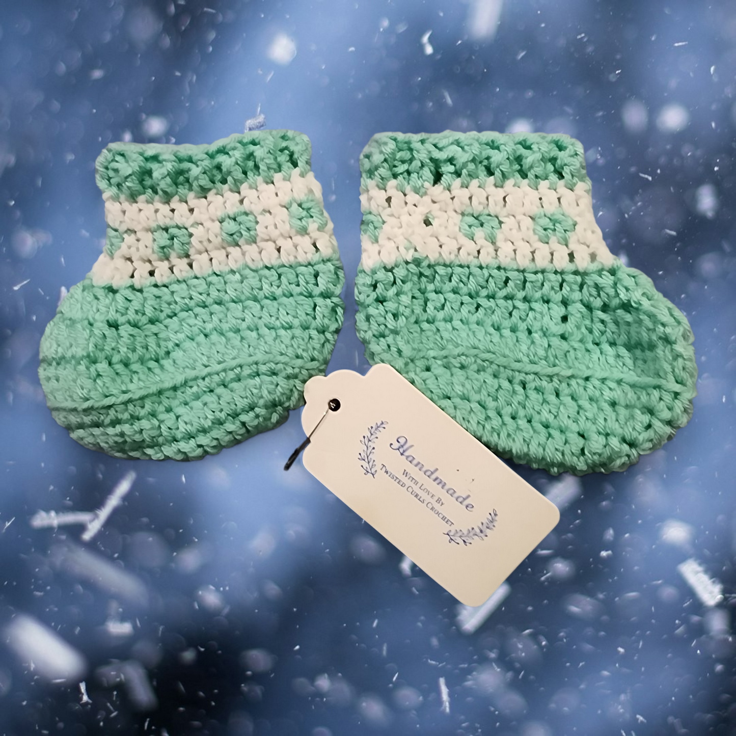 Handmade 0 to 6-month-old baby boy cardigan set