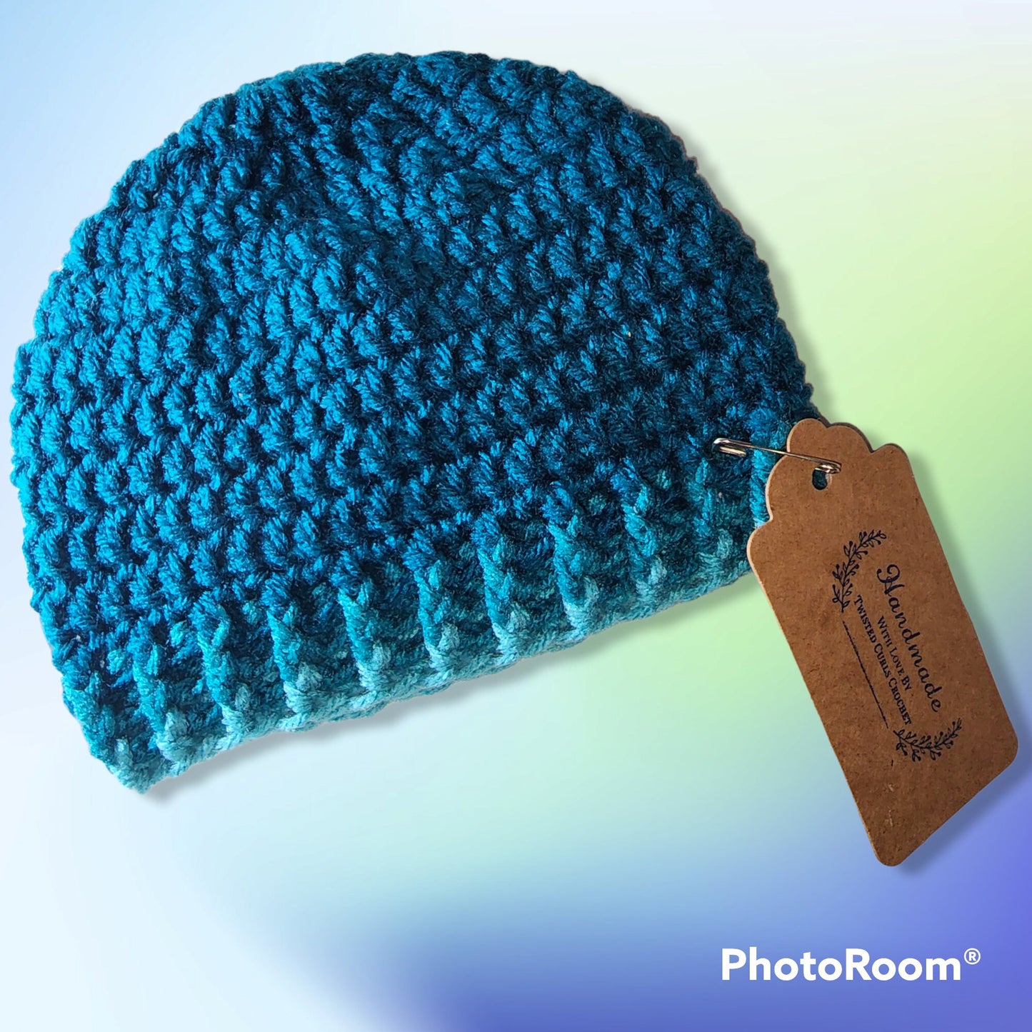 Handmade Crocheted 18 to 24 month baby boy sweater and hat