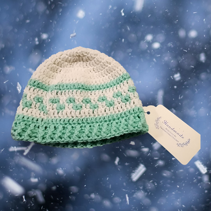 Handmade 0 to 6-month-old baby boy cardigan set