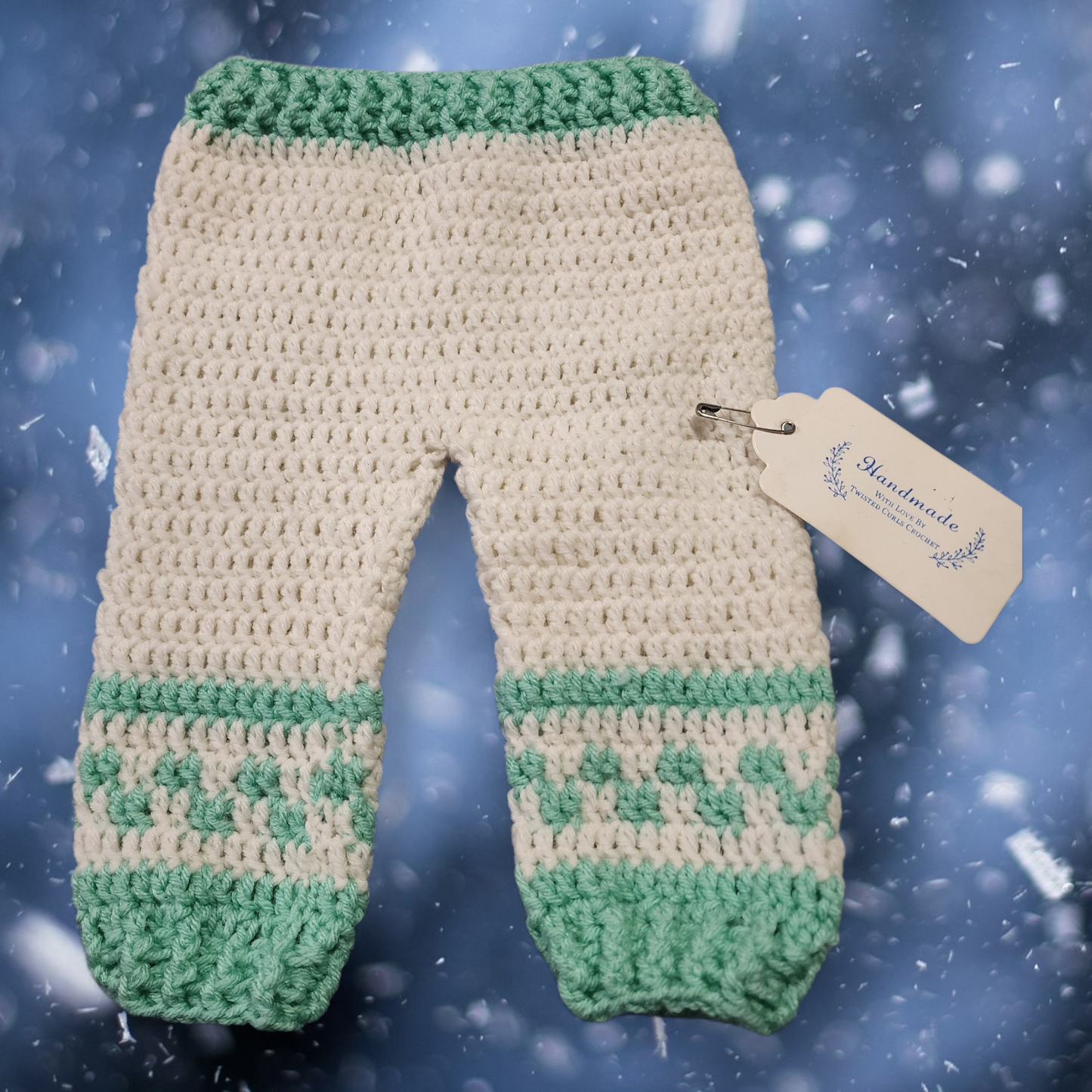 Handmade 0 to 6-month-old baby boy cardigan set