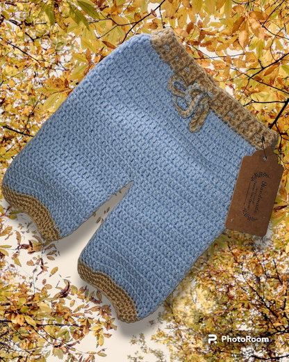 Boys 0 to 3 months hat, cardigan, and pants