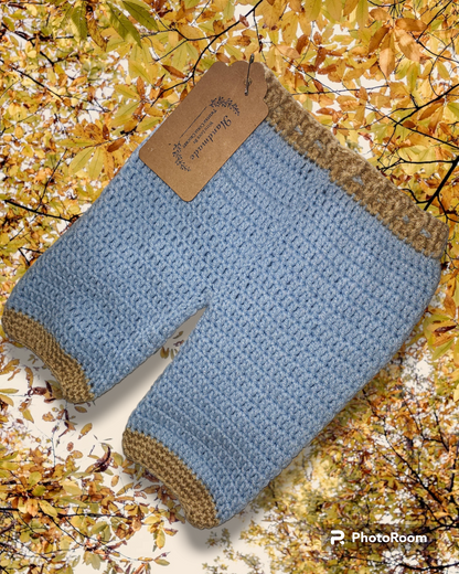 Boys 0 to 3 months hat, cardigan, and pants