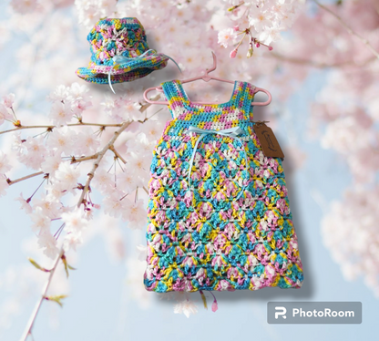 9 to 12 month old dress and hat