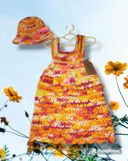 24 month old dress and hat