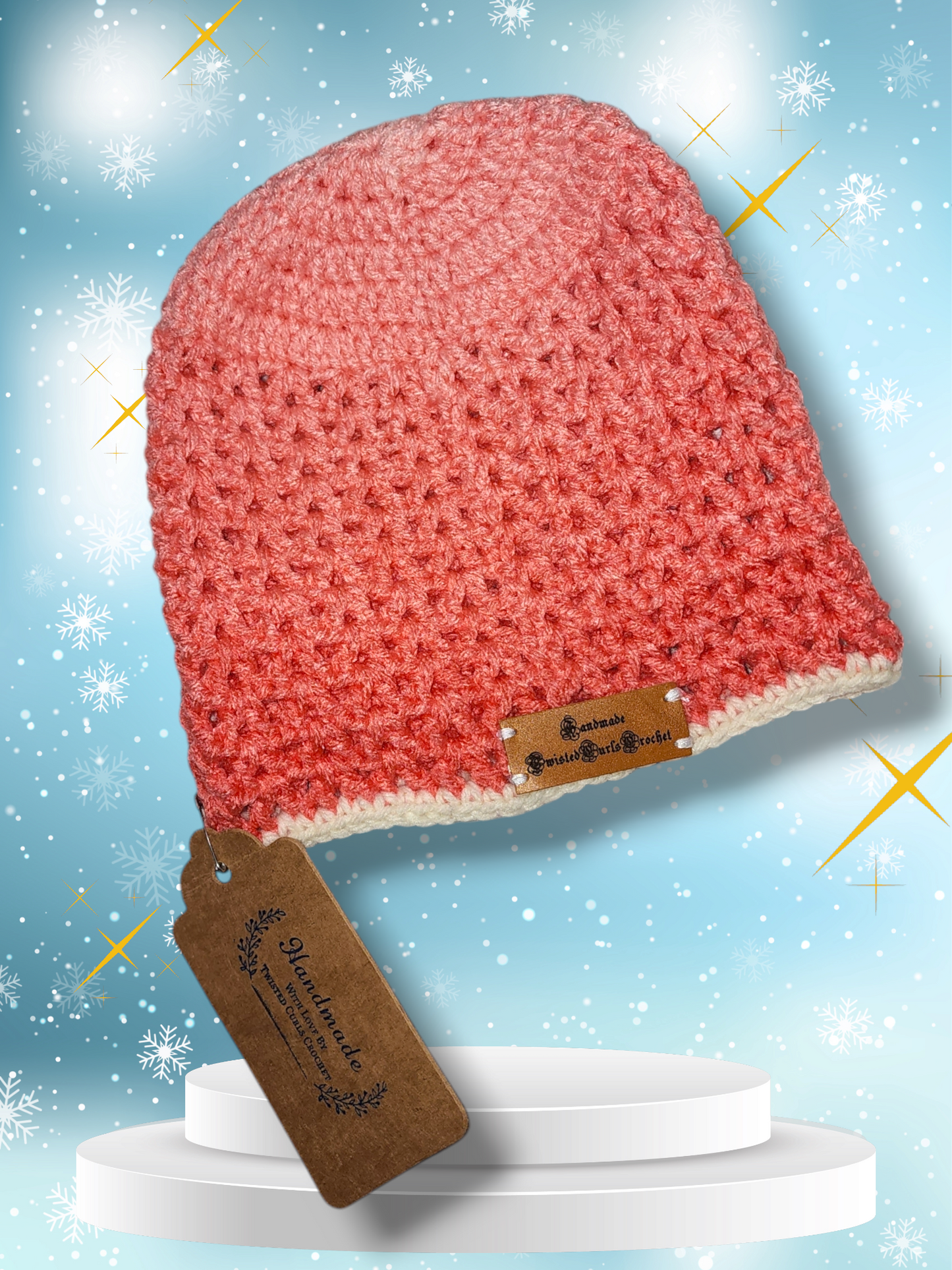 Girls hat and scarf for 1 to 2 yr old