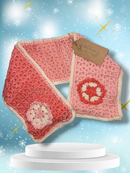 Girls hat and scarf for 1 to 2 yr old