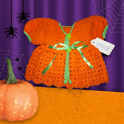 Newborn baby girl autumn outfit