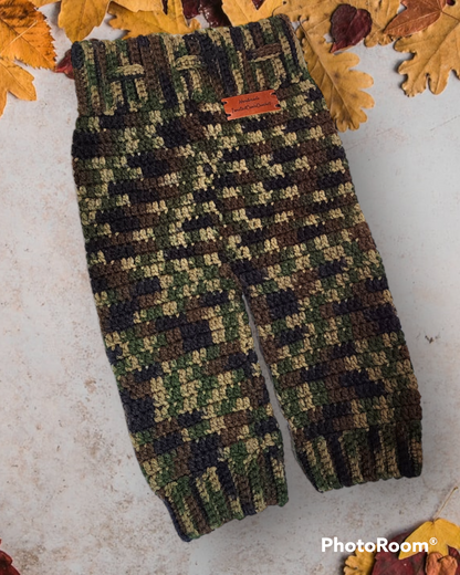 Hand crocheted 6 to 12 month hoodie and pants