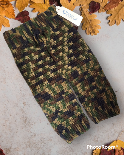 Hand crocheted 6 to 12 month hoodie and pants