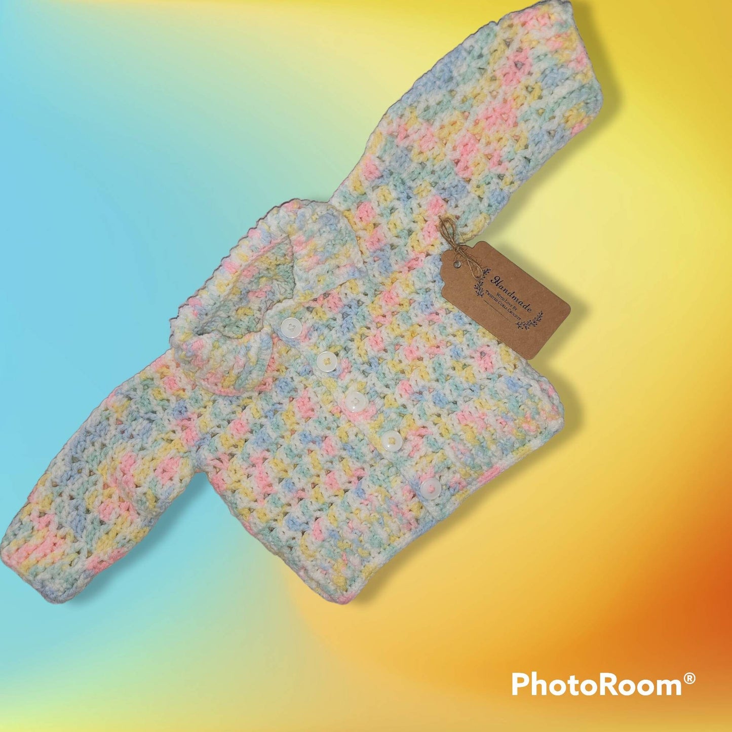 Handmade 0 to 6 month baby sweater set