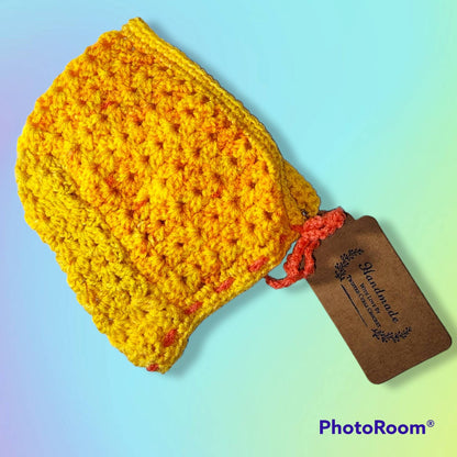 Handmade crocheted 0 to 3 month baby set