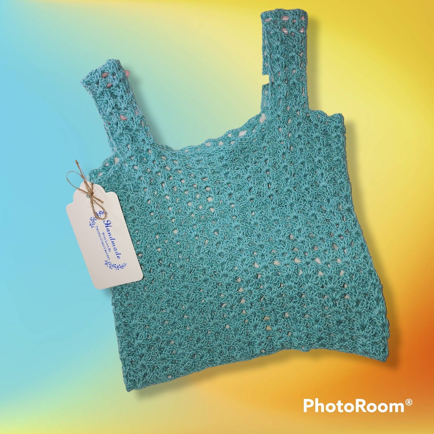 Handmade 2 to 3yr old girls tank top and shorts set