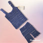 Handmade 1 to 2 yr old Girls short and tank top set