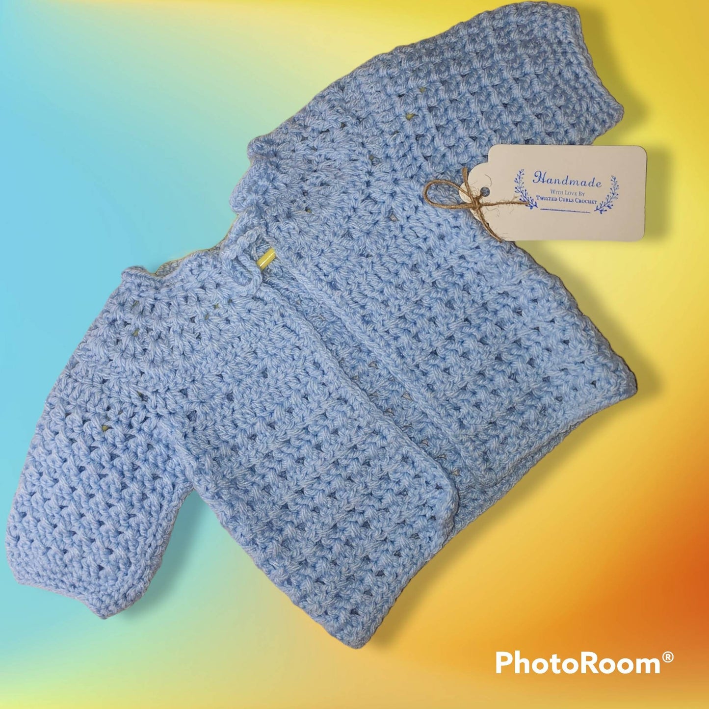Handmade newborn baby boy set