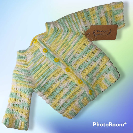 Handmade 6 to 9 month-old baby boy sweater
