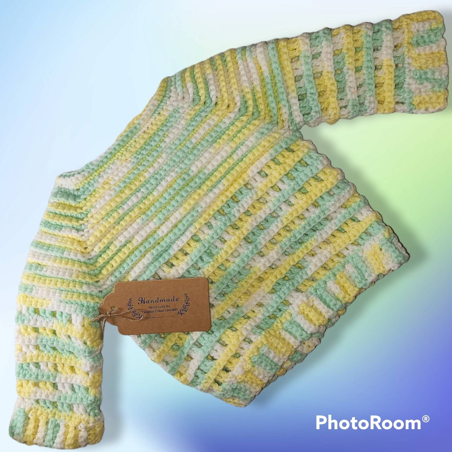 Handmade 6 to 9 month-old baby boy sweater