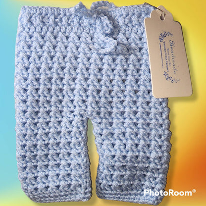 Handmade newborn baby boy set