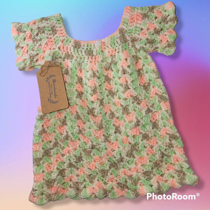 Handmade 0 to 3 months Baby girl set with blanket