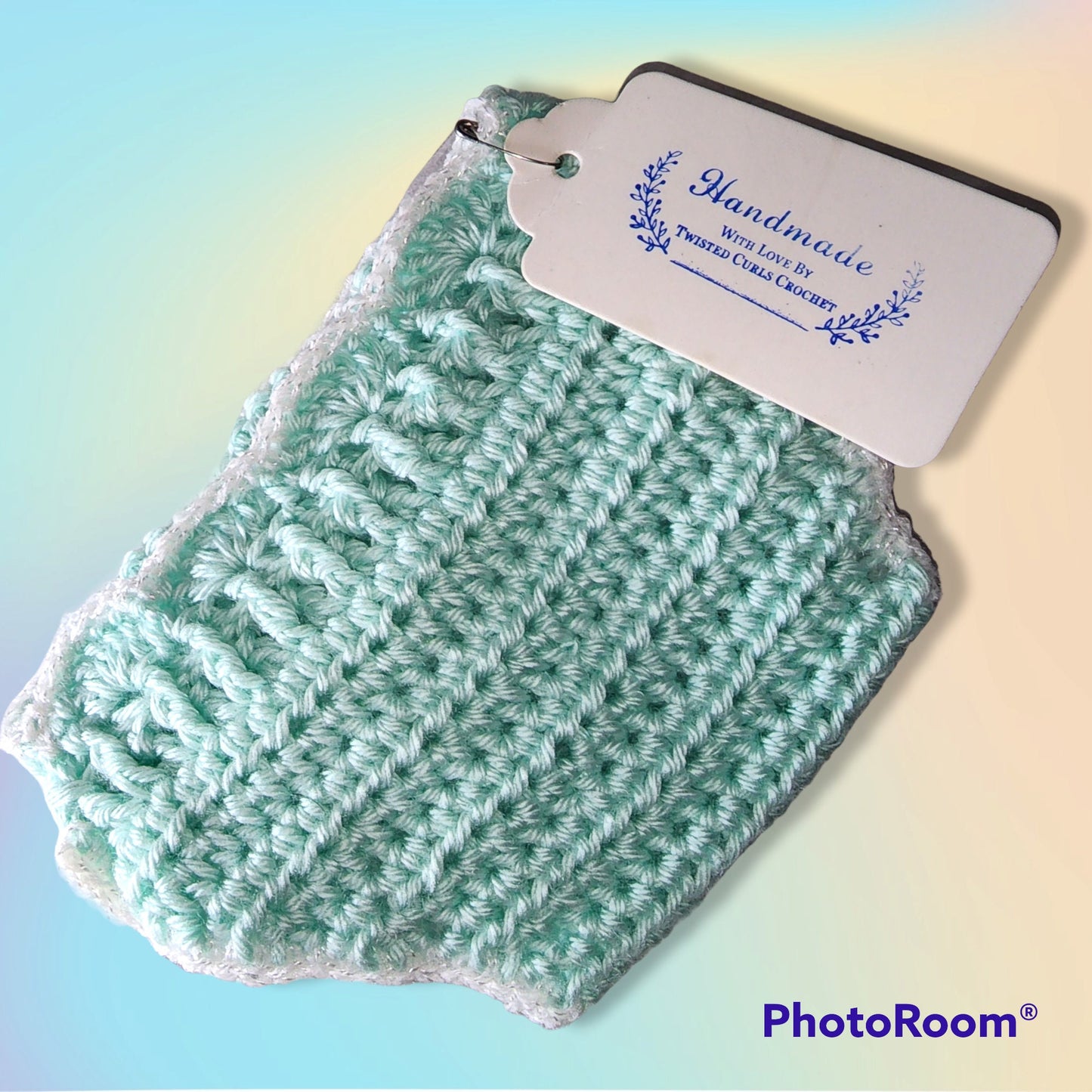 Handmade Crocheted  0 to 3 months baby girl set