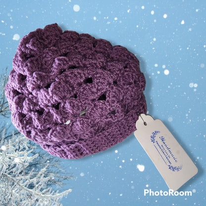 Handmade Crocheted 18 to 24 month baby girl sweater and hat